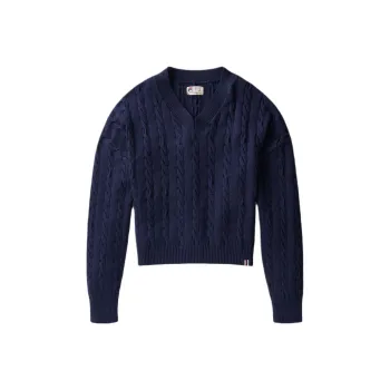 FILA BASELINEChunky FW24 Knitwear Women's Marine Blue