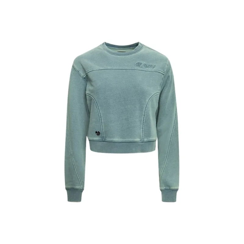 EVISU 2024 Fall And Winter Sweatshirt Women's Denim Blue-0