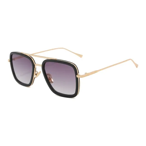 SOMAN Metal Irregular Shape Sunglasses Unisex
