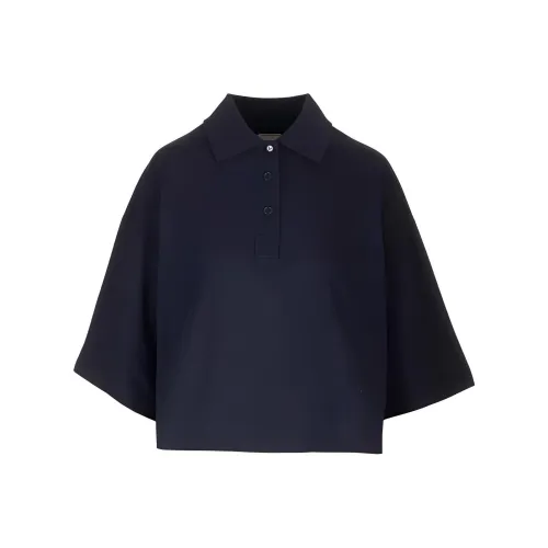 Bottega Veneta Polo Shirt Women's Marine Blue