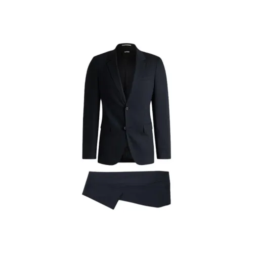HUGO BOSS SS25 Business Suit Men's Dark Blue
