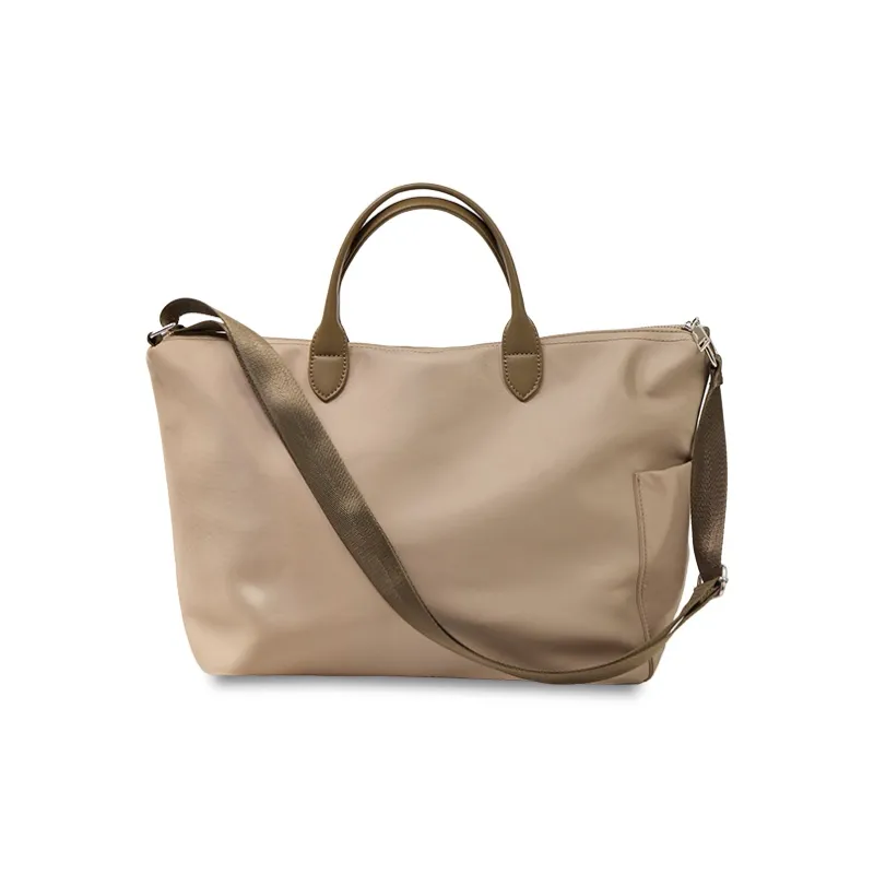 ECHOLAC Fabric Handbag Unisex Brown-1