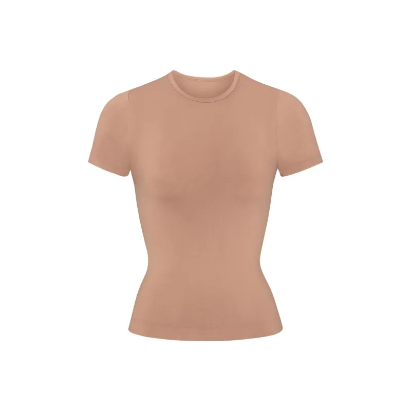 Skims T Shirts Women's Ochre-0