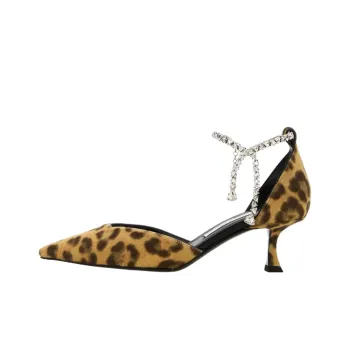 Jimmy Choo Stevie Slim Heel High Heels 5cm Women's Brown