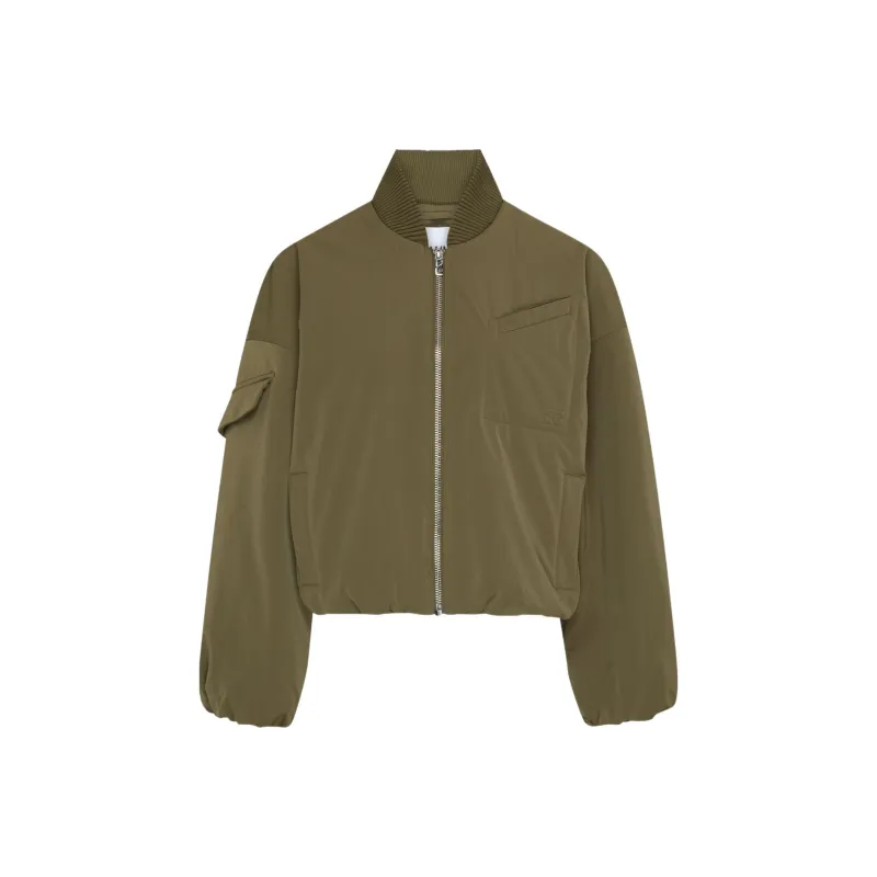 GANNI Jackets Coats Women's Green-0