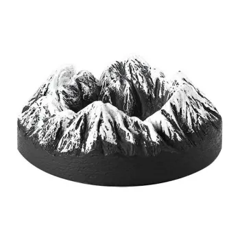 STUFFER Retro Nostalgic High Value Snow Mountain Ornament Ashtray With Advanced Sensitivity