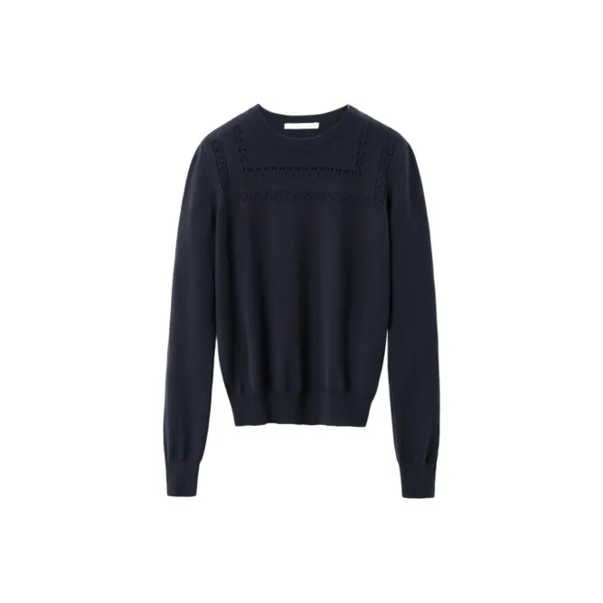 OVV Knitwear Women's Navy Blue A6-0