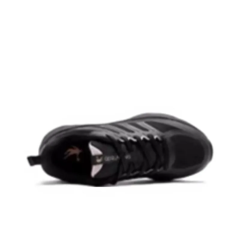 QIAODAN Cushioning, Breathable, And Resilient Design Low Top Casual Sprint Running Shoes Women's Black Purple-3
