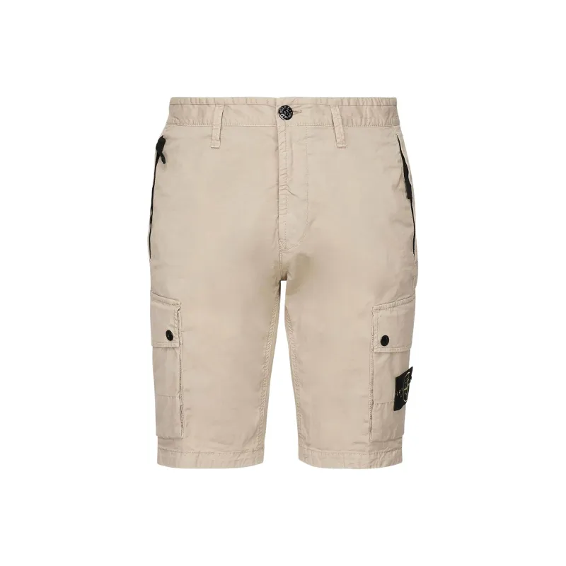 STONE ISLAND Compass Patch Bermuda Shorts-0