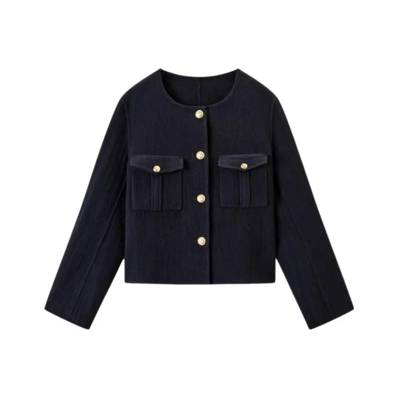EICHITOO Jackets & Coats Women's Navy Blue-0