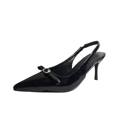 AJPAP Slim Heel High Heels Women's Black