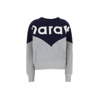 ISABEL MARANT Houston Logo Printed Crewneck Sweatshirt
