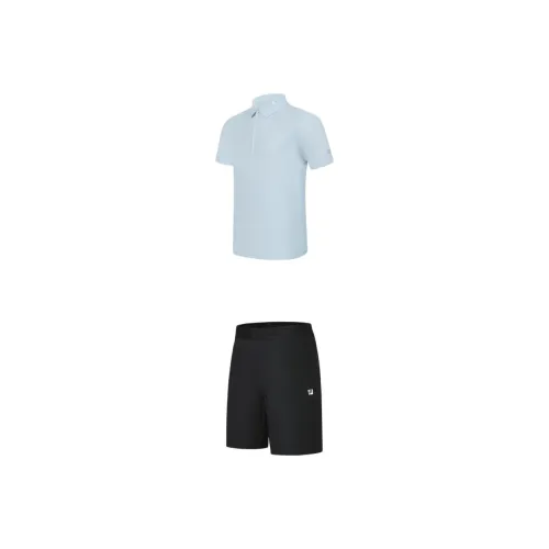 FILA Casual Sportswear Men Alice Blue+Pitch Black
