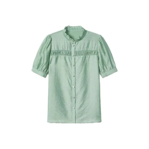 YINER GoodLand Shirts Women's Jadeite Green