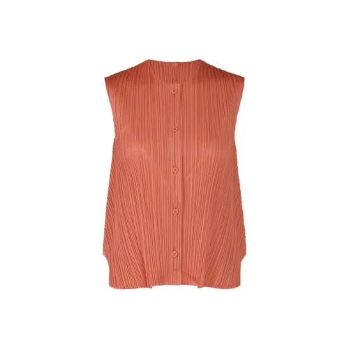 PLEATS PLEASE ISSEY MIYAKE SS24 Shirt Women's Coral Pink