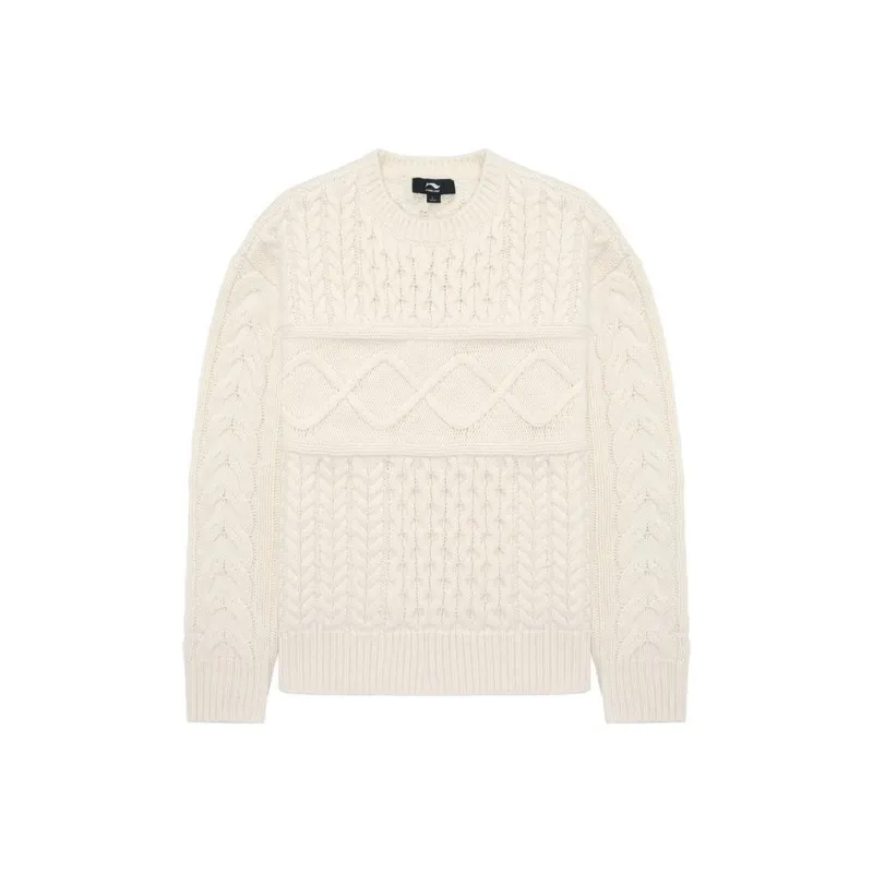 LI NING 1990 Classic Collection Knitwear Women's Ivory-0
