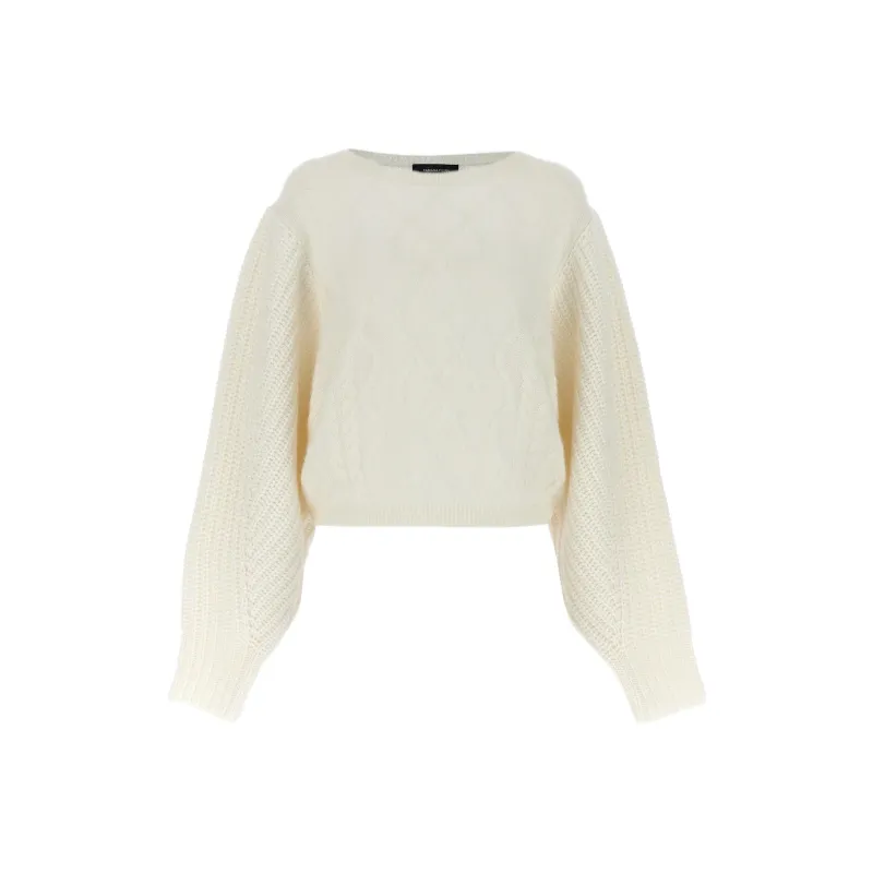 Fabiana Filippi Crewneck Cable Knit Jumper-0