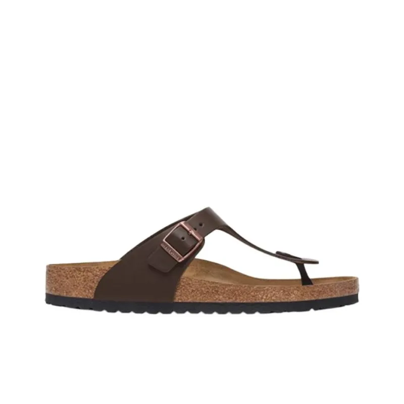 Birkenstock Gizeh EVA Abrasion Resistant Flip Flops Unisex Brown Narrow-1