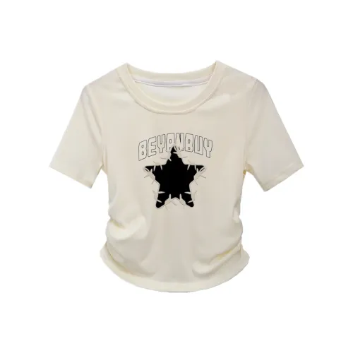 PLAY BUSH T-Shirt Women's Apricot