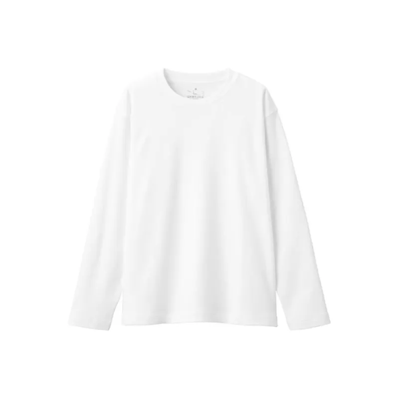 MUJI Drop Shoulder Sleeve T-Shirt Women's-0