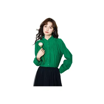SMEN Shirts Women's Green