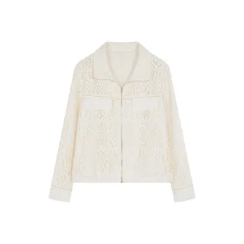 IHIMI Jackets Coats Women's Simple White