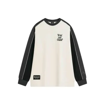 XTEP Sweatshirt Women's Cotton White/Smoke Gray/Jet Black
