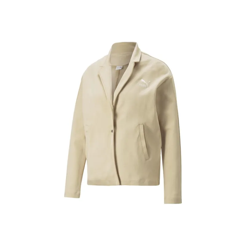 PUMA FOREST NIGHT T7 Blazer Track Jacket Women's Coffee-0
