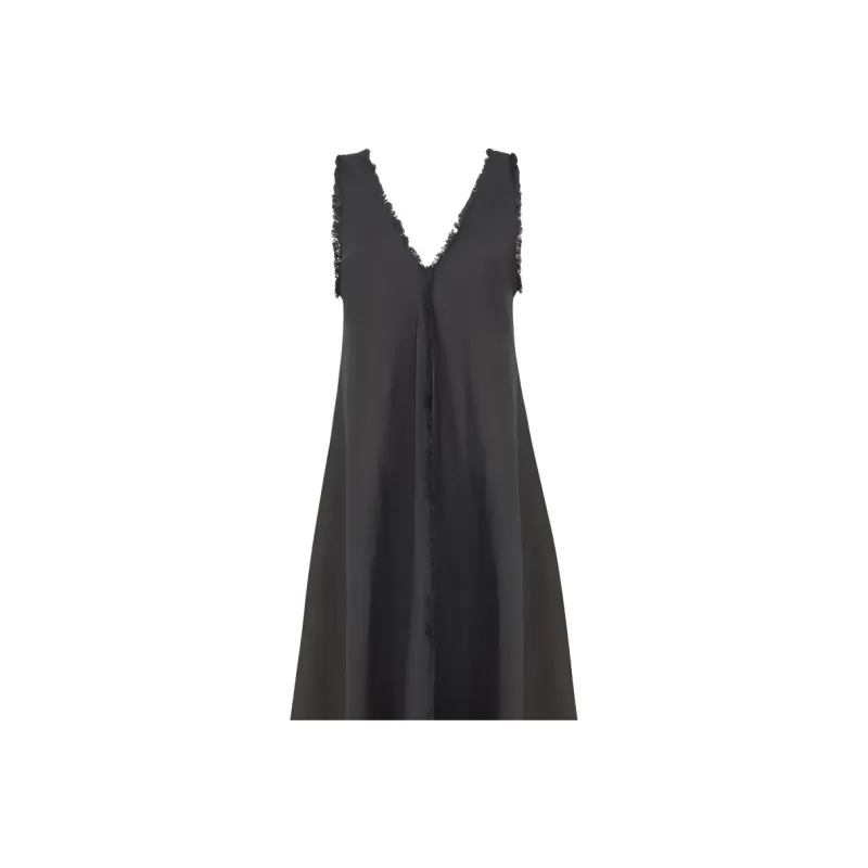 PAROSH Sleeveless Dress Women's Black-4