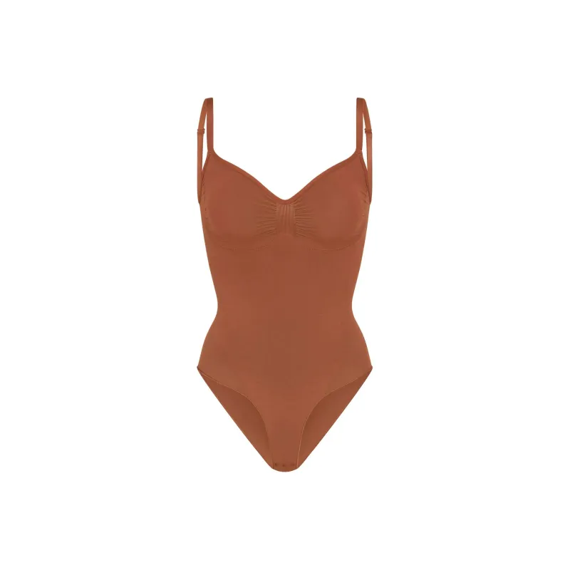 SKIMS SEAMLESS SCULPT BRIEF BODYSUIT Jumpsuit Women's BRONZE/Bronze-0
