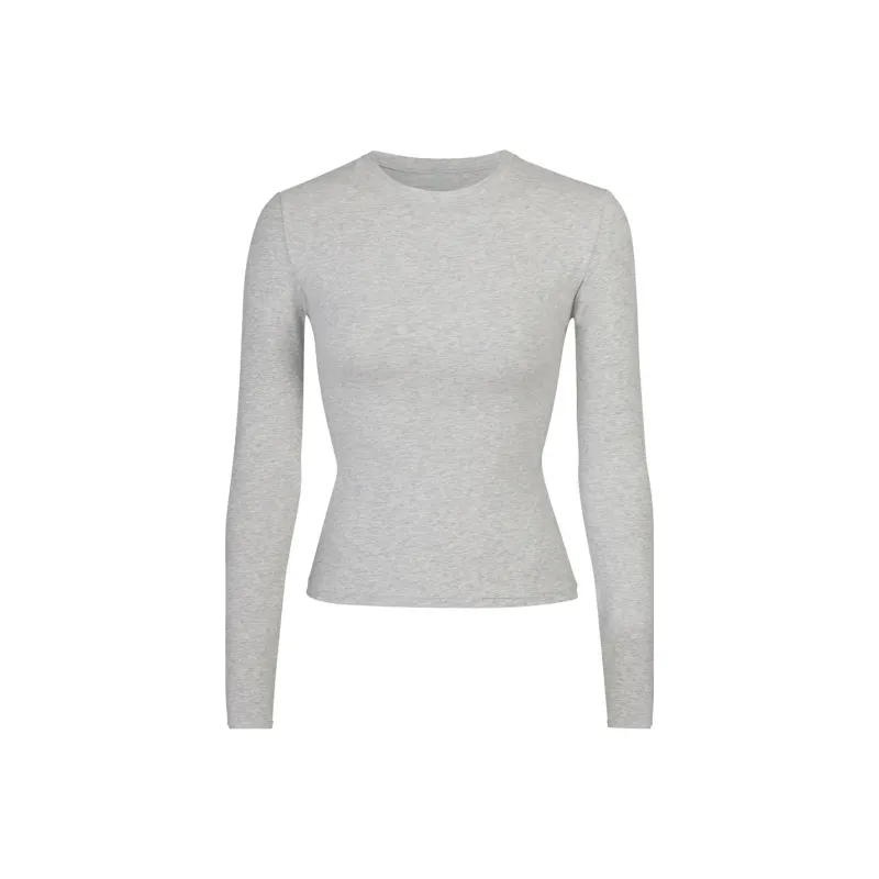 SKIMS T Shirt Women's LIGHT HEATHER GREY/Light Gray-0