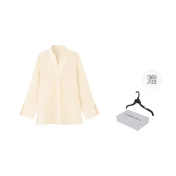 COMMON VALUE 'Zen Pāra' Shirt Women's White Butterfly Wings