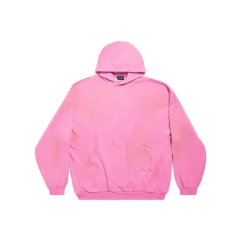 Balenciaga FW23 Sweatshirt Loose Fit Women's Pink