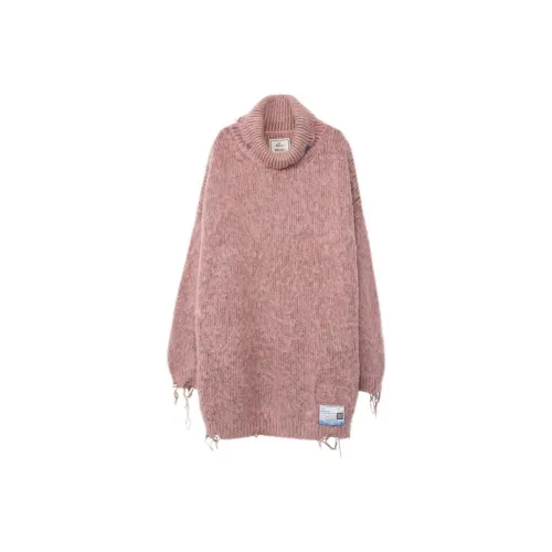 Maison Mihara Yasuhiro Roll-neck Fringed Jumper