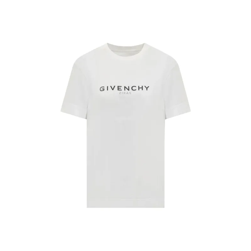 Givenchy Logo Printed Crewneck T Shirt-0