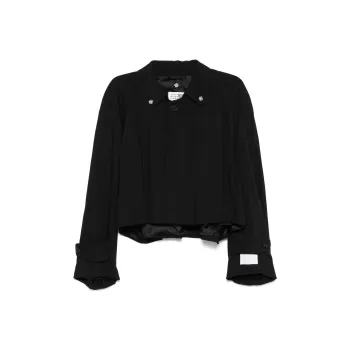 MM6 Maison Margiela Pleated Twill Jacket