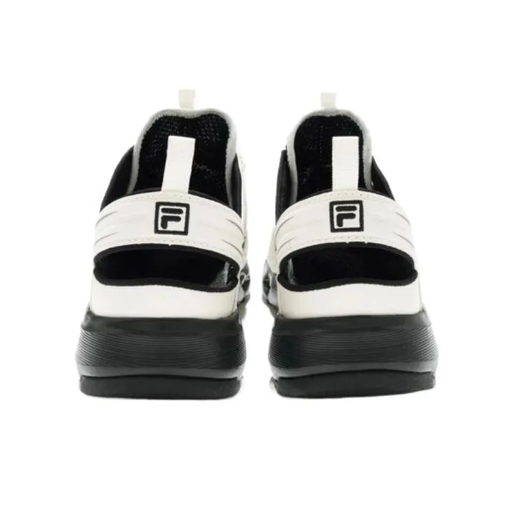 FILA Slick Wavy Sandals Low Top Casual Shoes Unisex Black-3