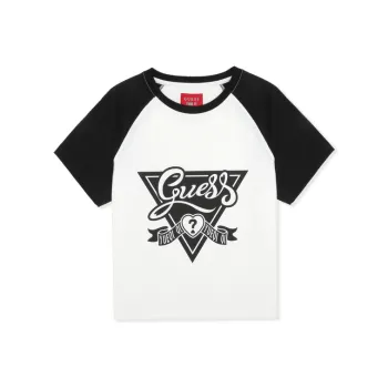 GUESS x YUEQI QI T Shirt Women's Graphite Black