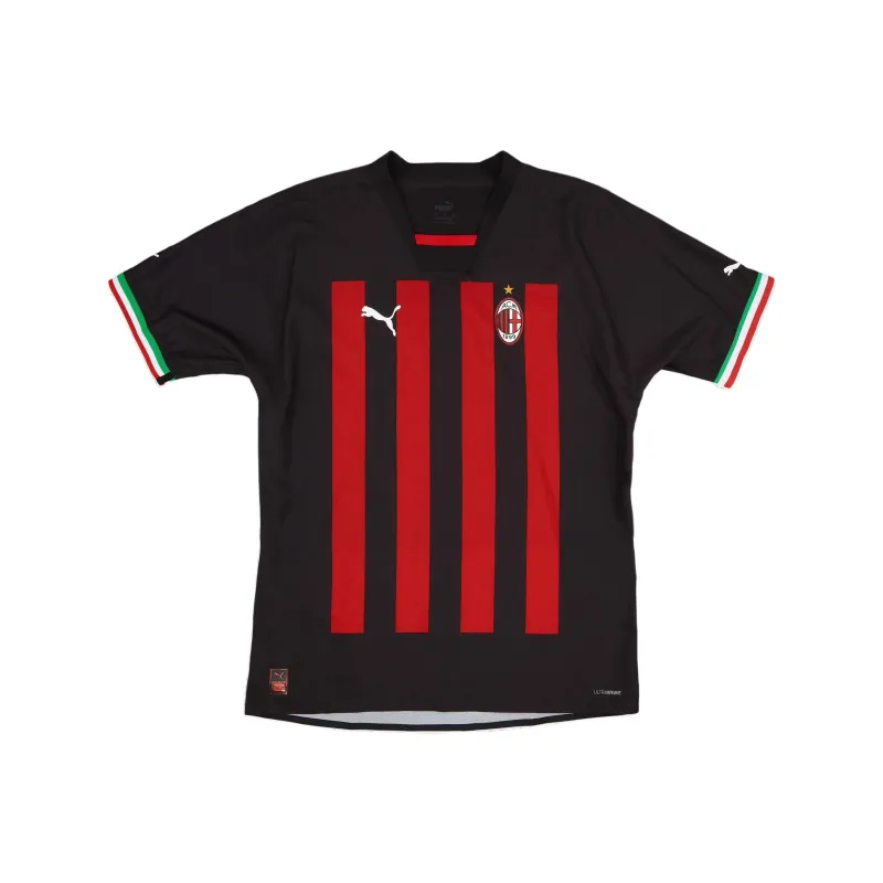 PUMA AC MilanULTRAWEAVE Soccer Jersey Men's Black-0