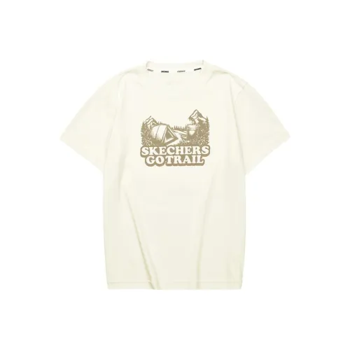 Skechers T Shirt Women's Cream Ecru