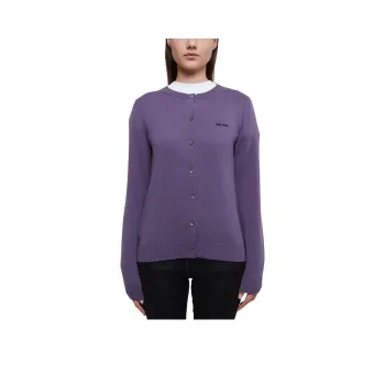 MIU MIU FW23 Knitted Fabric Cardigan Women's