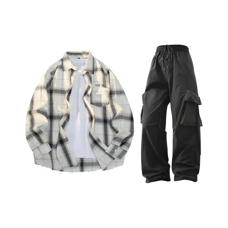 TITH Shirt Matching Set Unisex Black-3