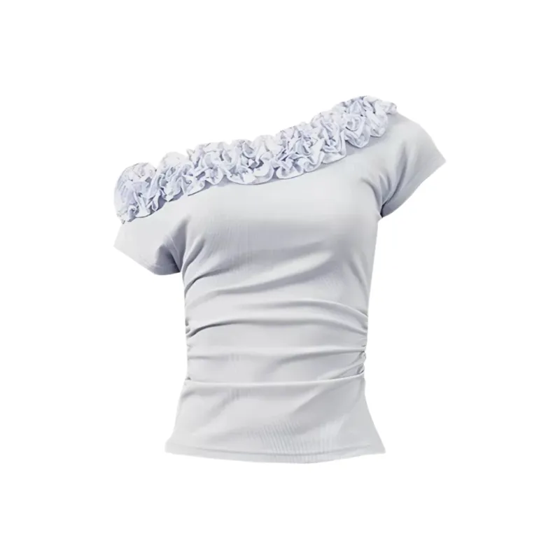 MTHE T Shirt Women's Light Blue-0