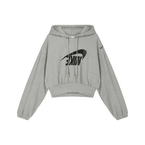 Nike Sportswear Women's Oversized Cropped French Terry Pullover Hoodie