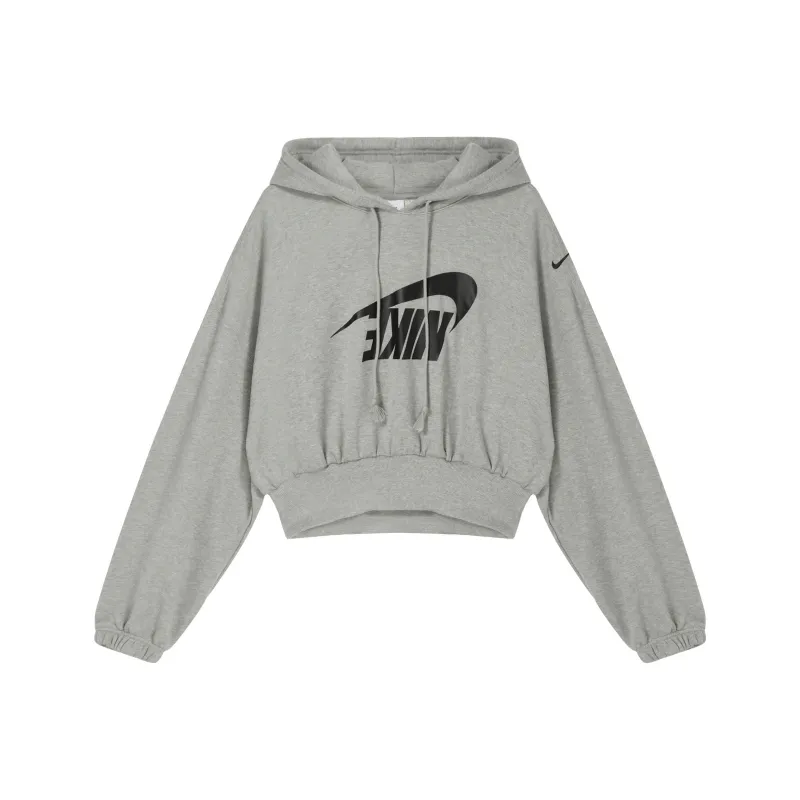Nike Sportswear Women's Oversized Cropped French Terry Pullover Hoodie-0