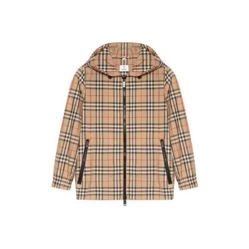 Burberry Everton Vintage Check Hooded hooded Jacket 'Archive Beige'