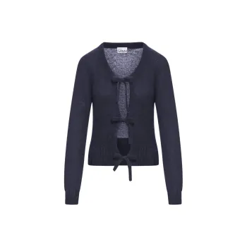 GANNI Tie String Cardigan