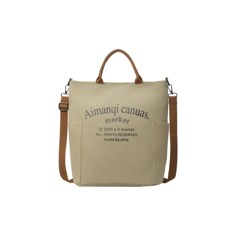 Yalu Canvas Bag, Handbag Unisex Multicolor-9