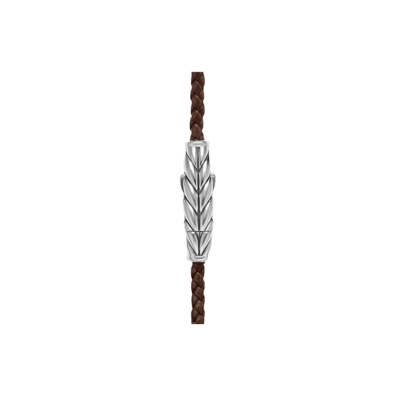 David Yurman Sterling Silver Chevron Triple Bracelet-3