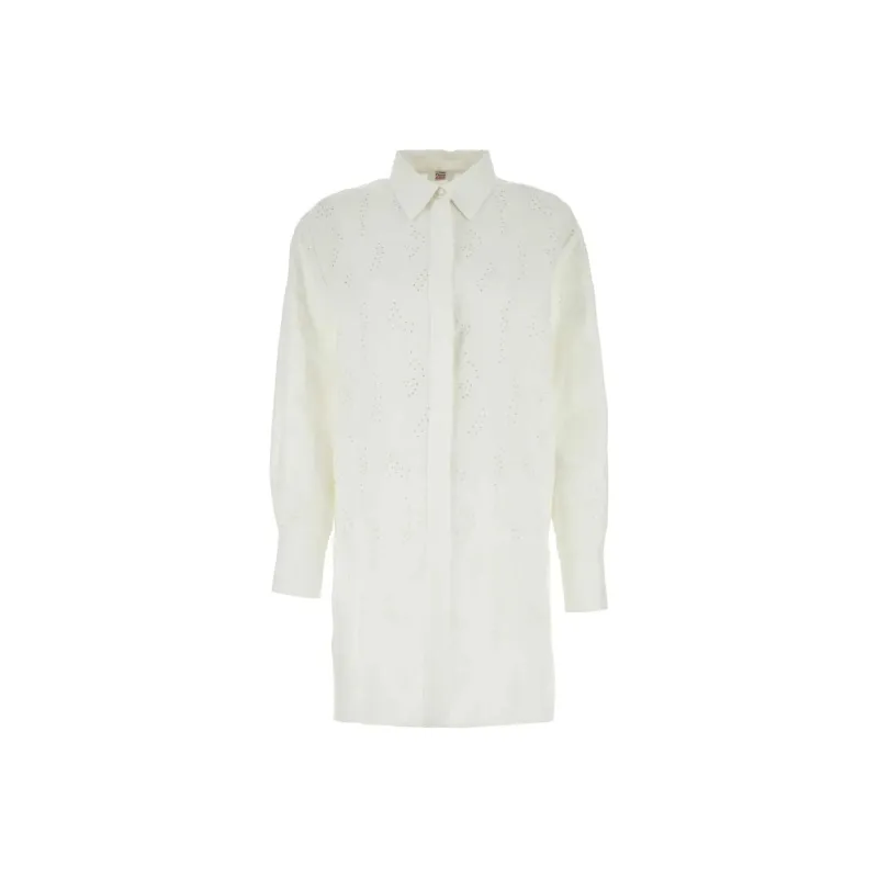 Chloé X Eres Patricia Broderie anglaise Shirtdress-0